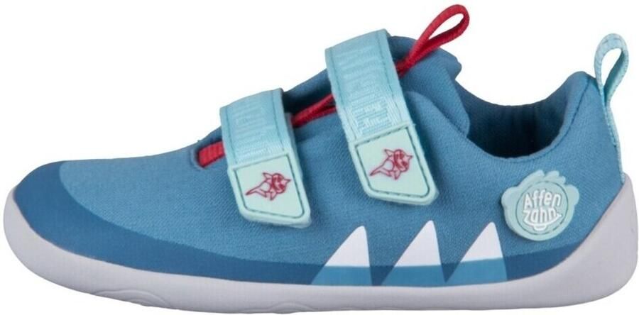 Affenzahn Kid's Cotton Lucky Barefootschoenen shark blauw - Foto 2