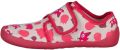 Affenzahn Kid's Pantoffel Katoen Movy Pantoffels rood - Rood