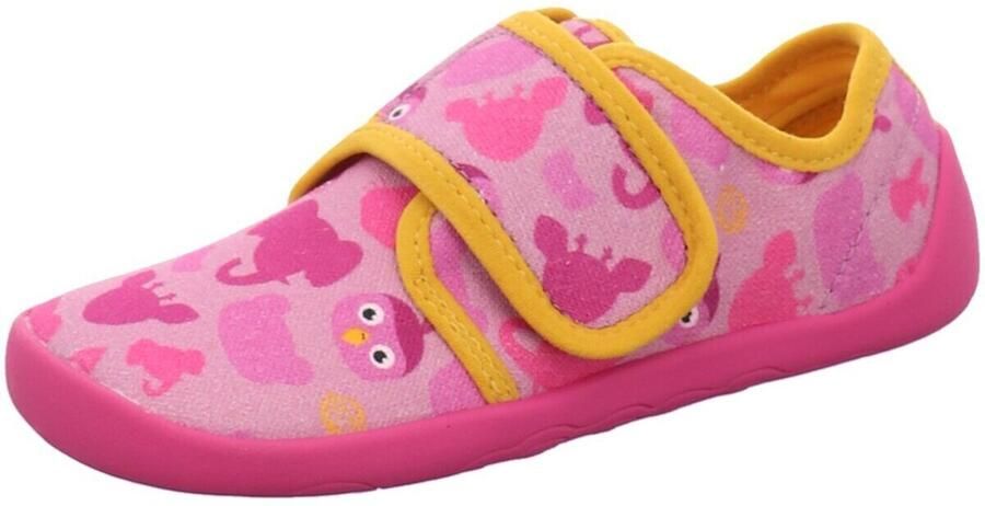 Affenzahn Kid's Pantoffel Katoen Movy Pantoffels roze