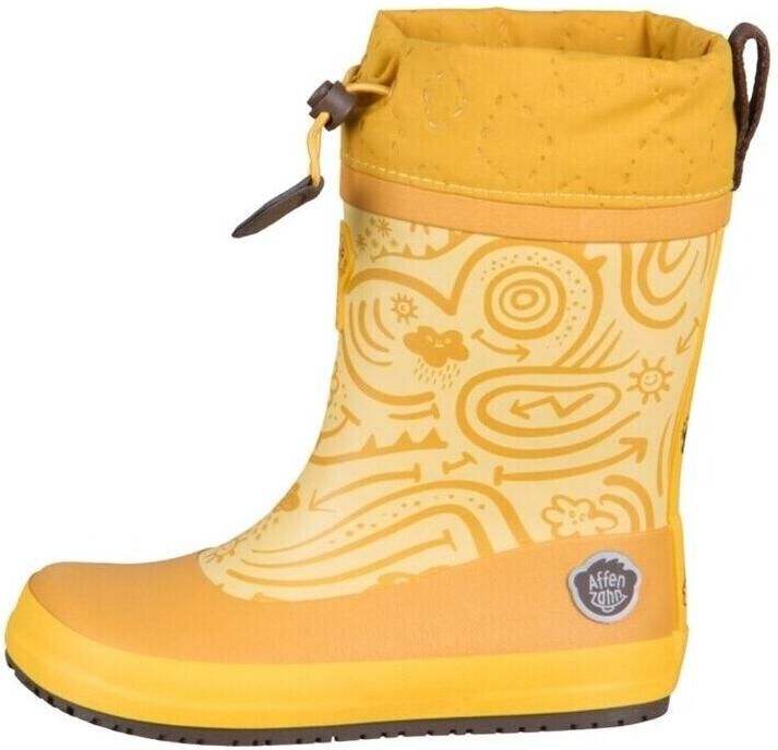 Affenzahn Kid's Gummistiefel Vegan Puddly Rubberlaarzen geel - Foto 3