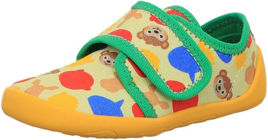 Affenzahn Kid's Pantoffel Katoen Movy Pantoffels meerkleurig