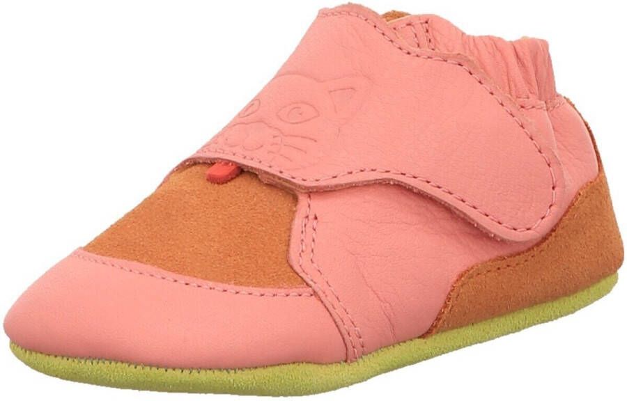 Affenzahn Kid's Krabbelschuh Leder Crawly Barefootschoenen roze