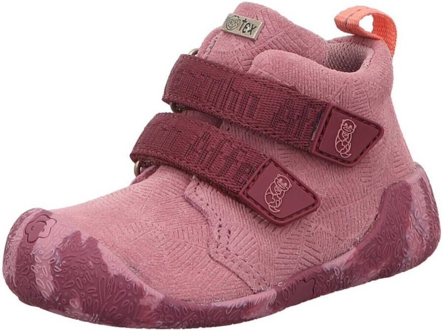 Affenzahn Kid's Lauflerner Übergangsschuh Leder Talky Barefootschoenen otter pink