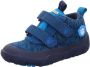 Affenzahn Kid's Happy Smile Knit Lowboot Beer Sneakers blauw - Thumbnail 2