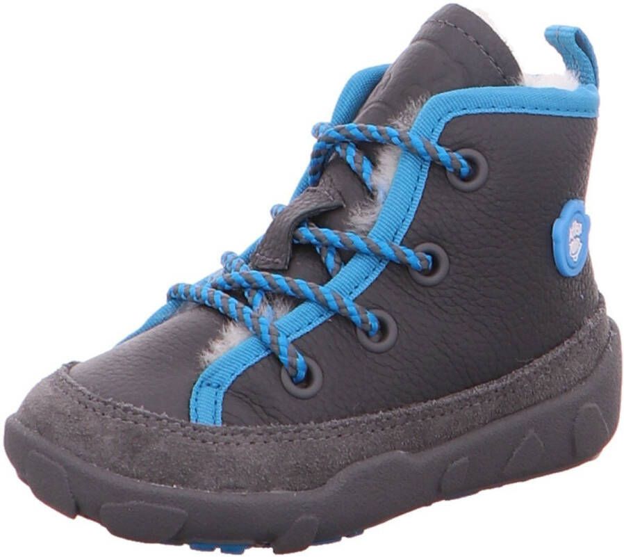 Affenzahn Kid's Leather Easy Winterschoenen grijs