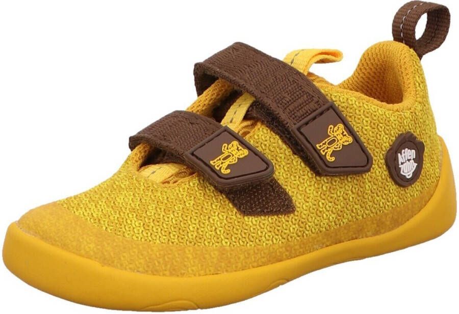 Affenzahn Kid's Knit Happy Barefootschoenen tiger geel