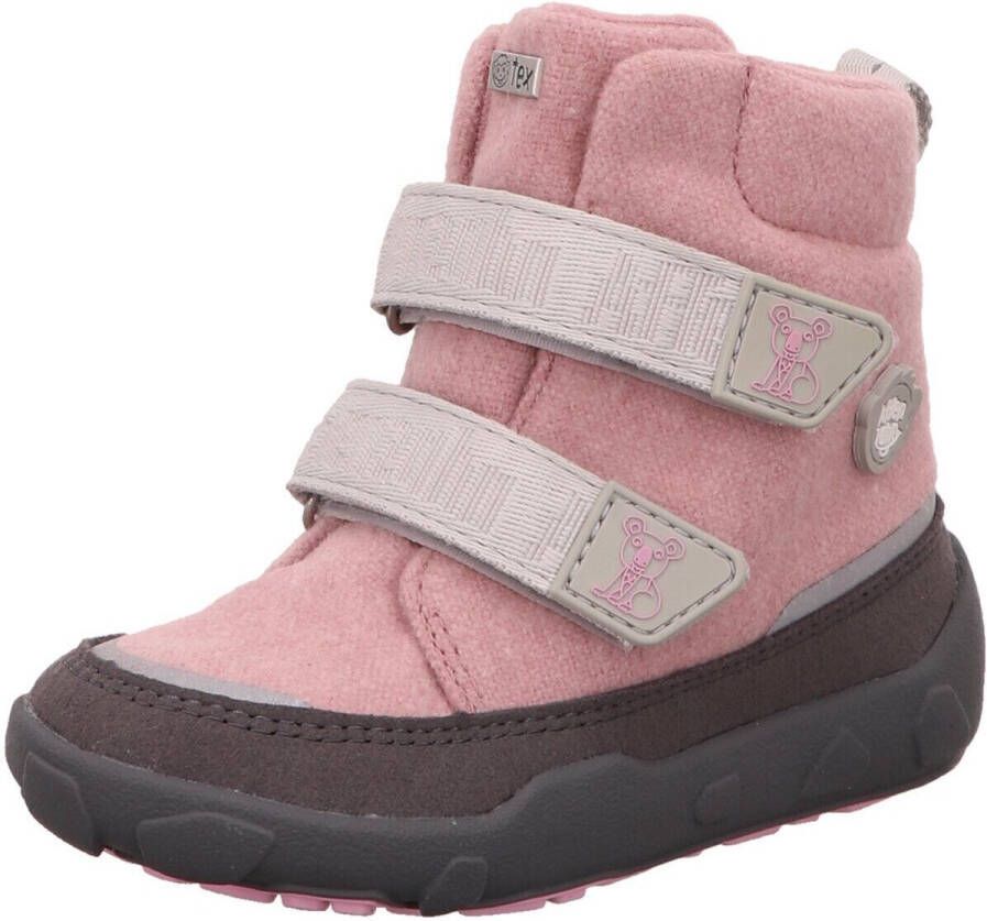 Affenzahn Kid's Mid Boot Wool Comfy Winterschoenen roze