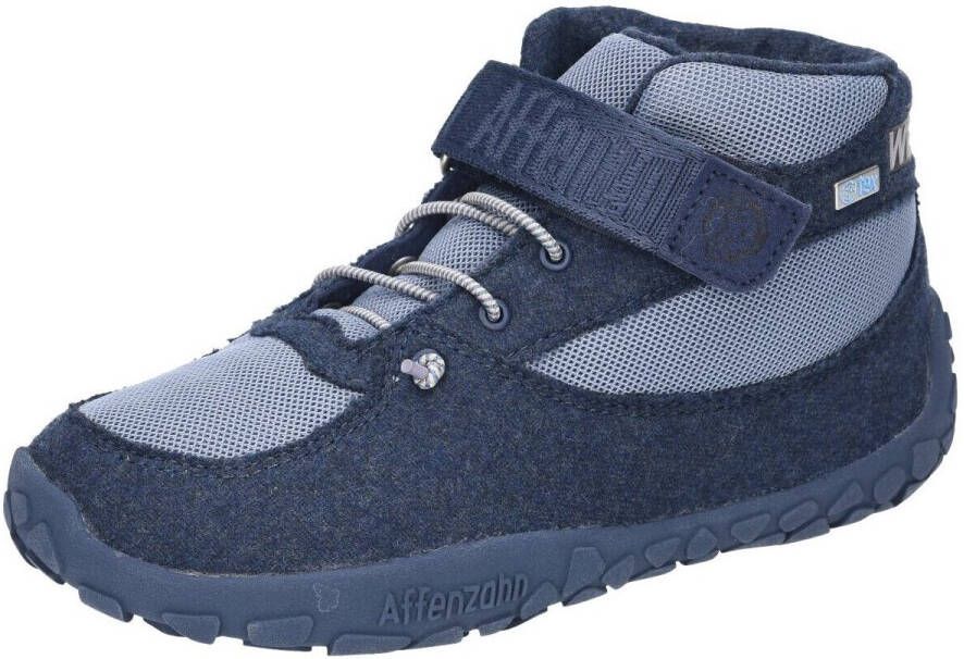 Affenzahn Kid's Dreamer Mission Wolle Midboot Creek Winterschoenen blauw