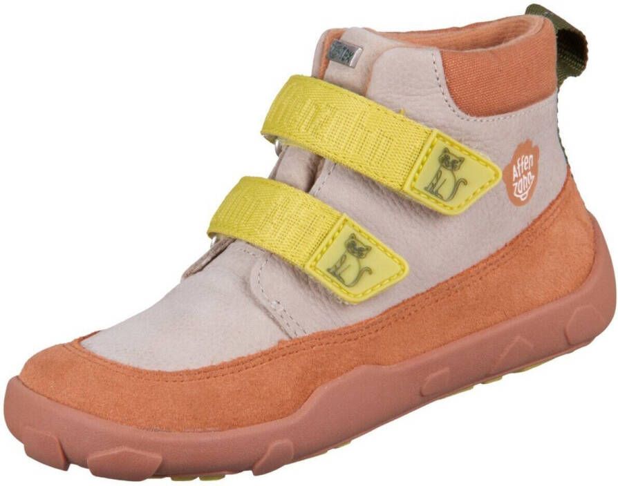 Affenzahn Kid's Übergangsschuh Leder Friendy Barefootschoenen cat beige