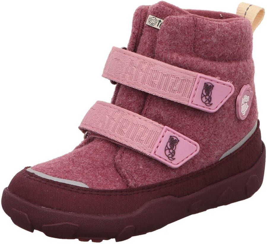 Affenzahn Kid's Mid Boot Wool Comfy Winterschoenen purper