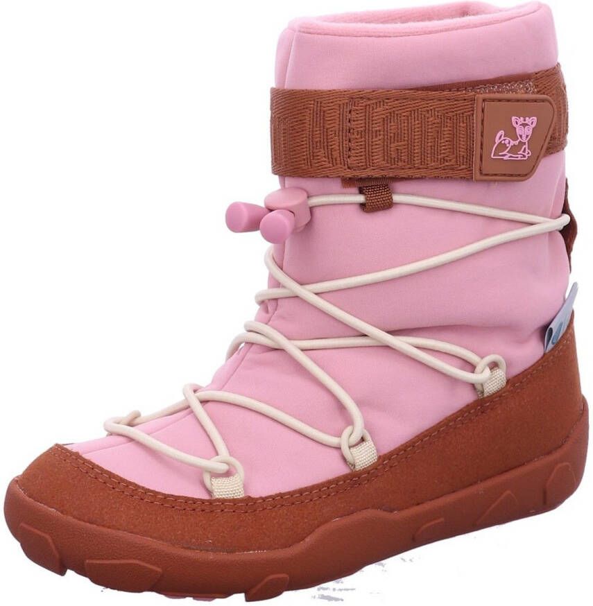 Affenzahn Kid's Snow Boot Vegan Snowy Winterschoenen roze rood