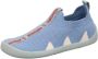 Affenzahn Kid's Pantoffel Knit Flinky Pantoffels blauw - Thumbnail 1