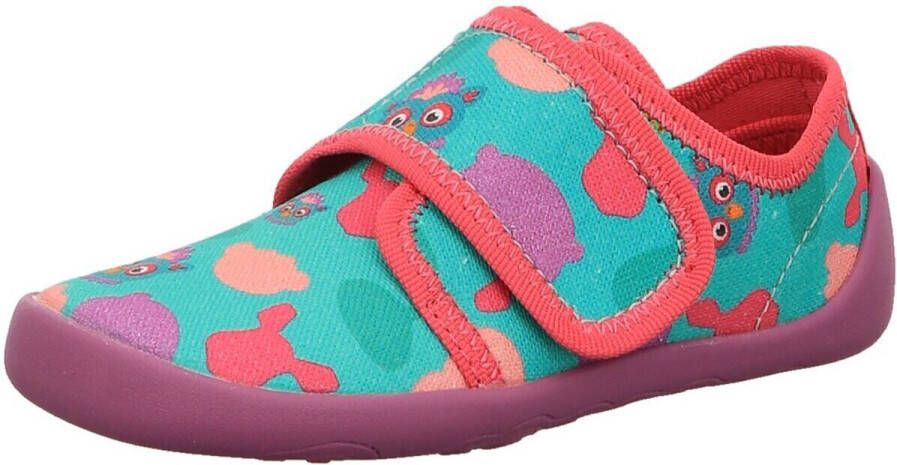 Affenzahn Kid's Pantoffel Katoen Movy Pantoffels meerkleurig