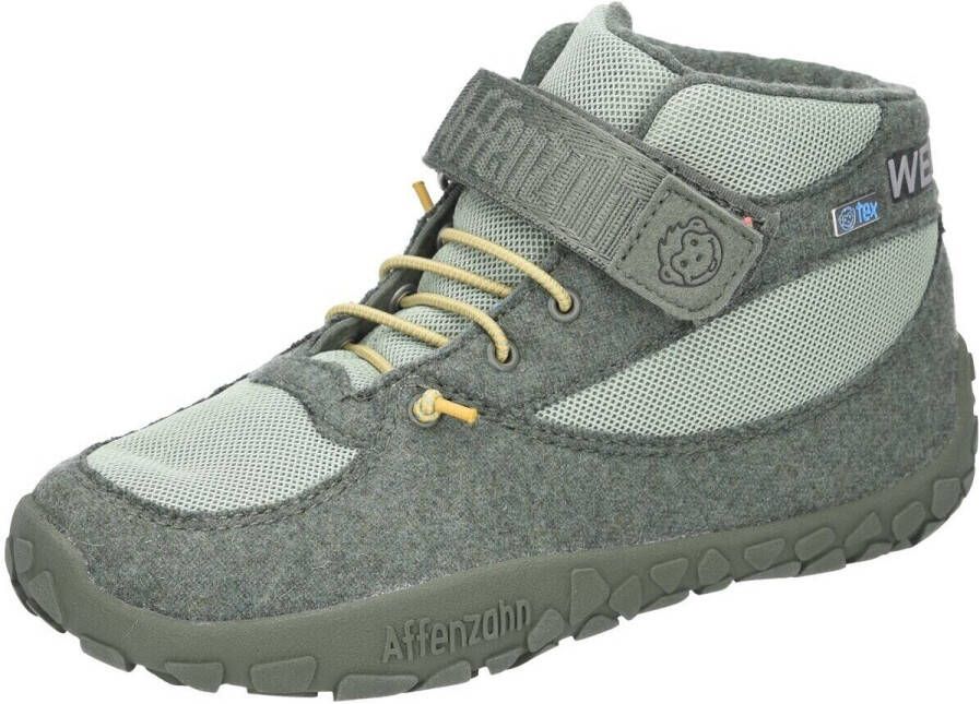 Affenzahn Kid's Dreamer Mission Wolle Midboot Forest Winterschoenen olijfgroen groen