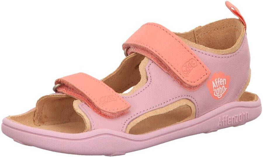 Affenzahn Kid's Sandaal Leder Airy Sandalen roze