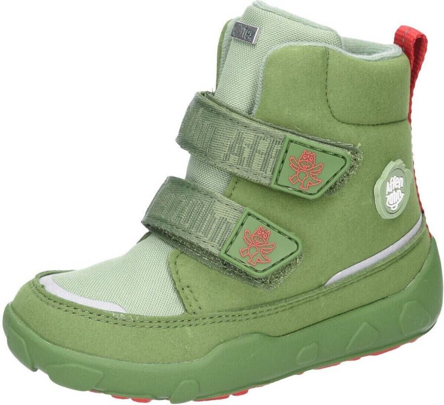 Affenzahn Kid's Mid Boot Chamude Comfy Winterschoenen olijfgroen