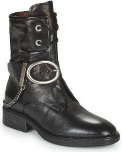 A.S. 98 A.S.98 Hoge veterschoenen Flower met siergesp