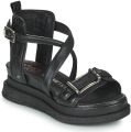 Airstep A.S.98 Sandalen met sleehak LAGOS BUCKLE - Zwart