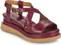 Airstep A.S.98 Sandalen met sleehak LAGOS SANDALS - Rood