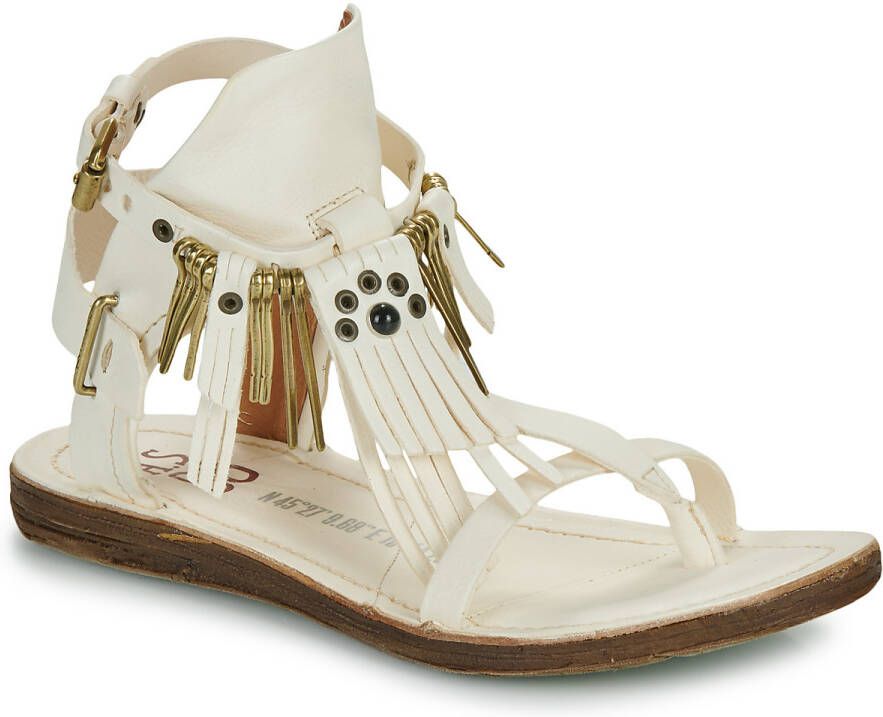 A.S.98 Sandalen RAMOS zomerschoen sandaal met modieuze franjes