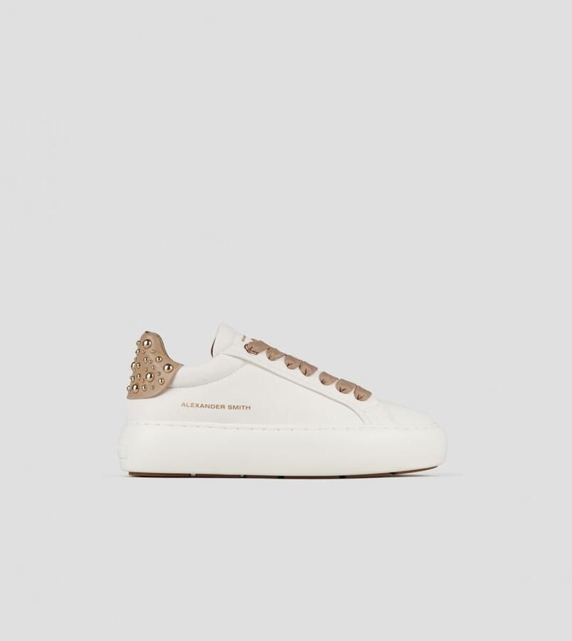 Alexander Smith Lage Sneakers SOHO ASBDSOW 3573-WDU WHITE DARK NUDE