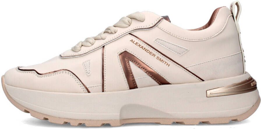 ALEXANDER SMITH Lage Sneakers Dames Liverpool Maat: 36 Materiaal: Leer Kleur: Beige - Foto 2