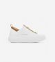 Alexander Smith Logo Sneakers met Rubberen Zool en Vetersluiting White Heren - Thumbnail 2