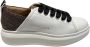 Alexander Smith Leren Sneaker met Logo Detail White Dames - Thumbnail 2