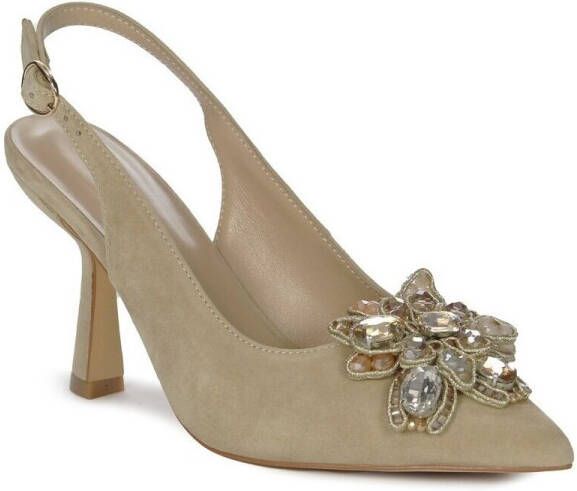 Alma en Pena Bloem Hak Schoen Beige Dames - Foto 2