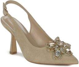 Alma en Pena Bloem Hak Schoen Beige Dames