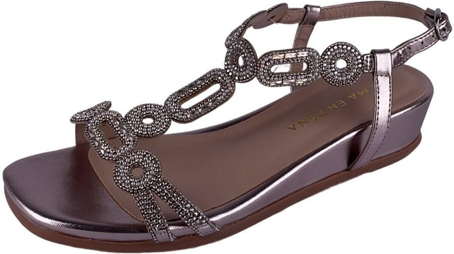 Alma en Pena Sandalen met sleehak