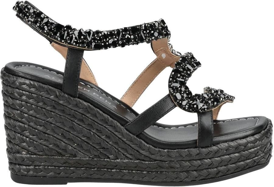 Alma en Pena Sandalen met sleehak Sandalen