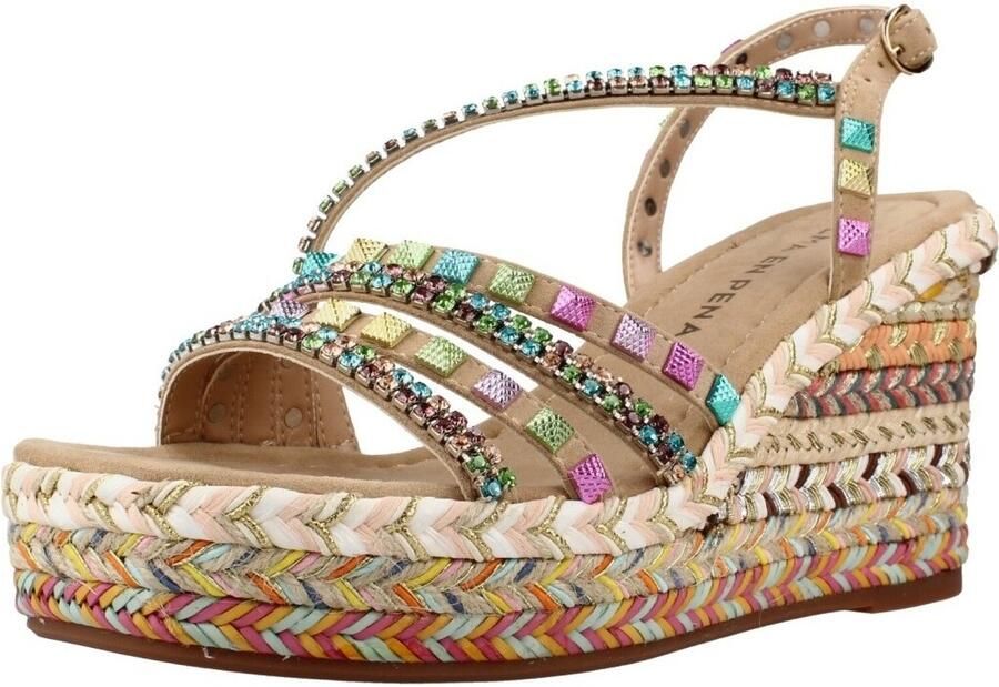 Alma en Pena Sandalen met sleehak V2651205