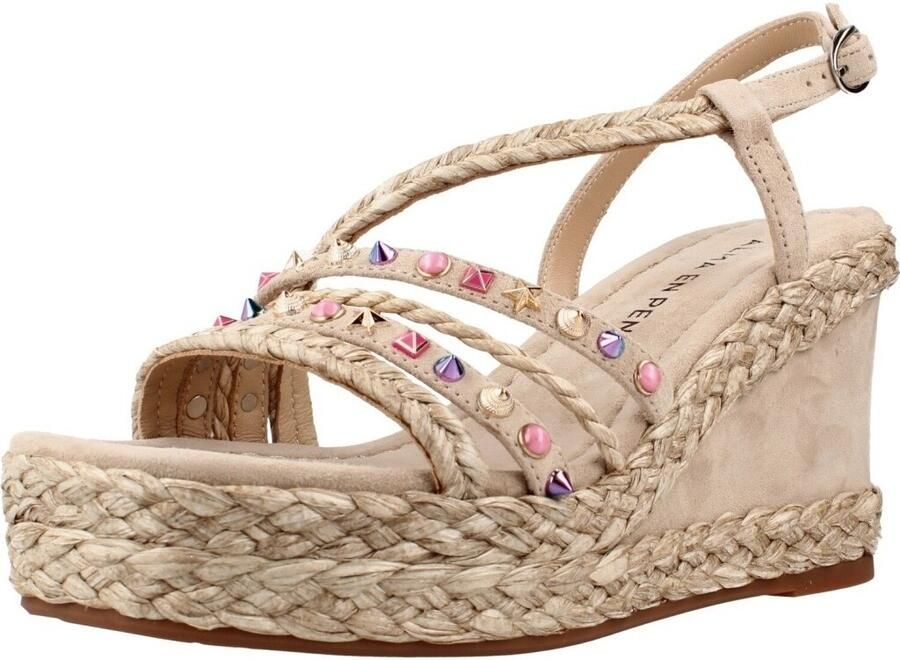 Alma en Pena Sandalen met sleehak V265900