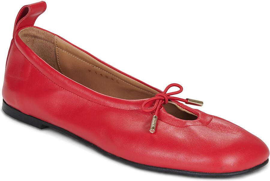 ALOHAS Rosalind Rode Leren Ballet Flats Red Dames - Foto 4