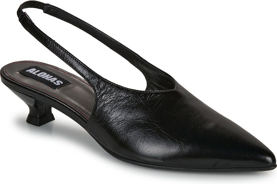 Alohas Eros Zwarte Leren Pumps - Foto 2