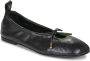 ALOHAS Zwarte leren balletflats Black Dames - Thumbnail 2