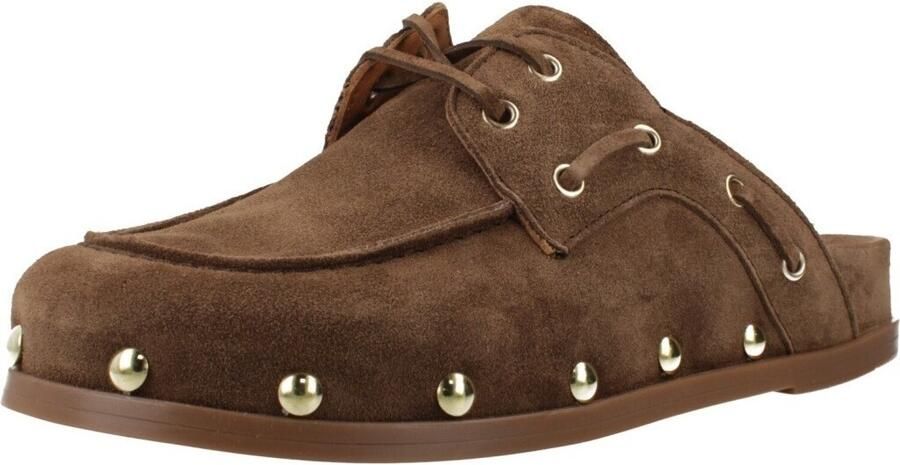 Alpe Bruin Levendig Leren Klompen - Foto 2