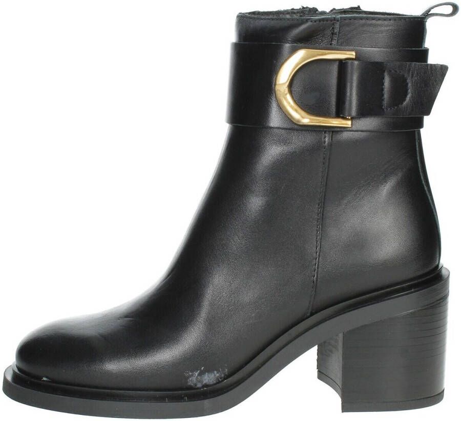 Alpe Heeled Boots Black Dames