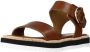Alpe Flat Sandals Brown Dames - Thumbnail 2