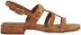 Alpe Casual Kameel Suède Dames Sandalen - Thumbnail 2