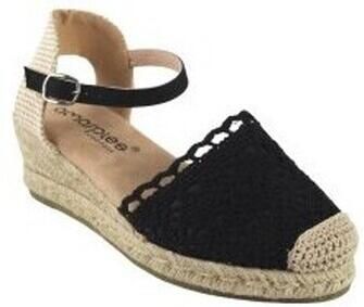 Amarpies Espadrilles Zapato señora 26482 acx negro