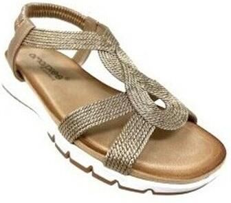 Amarpies Platte sandalen Sandalia señora 30145 abz oro