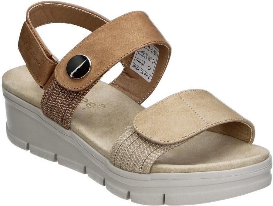 Amarpies Sandalen met sleehak 115798