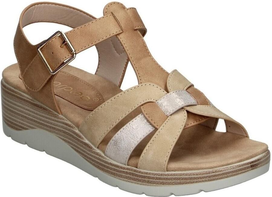 Amarpies Sandalen met sleehak 115799