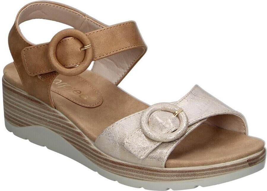 Amarpies Sandalen met sleehak 115800