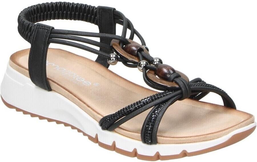 Amarpies Sandalen met sleehak 115805