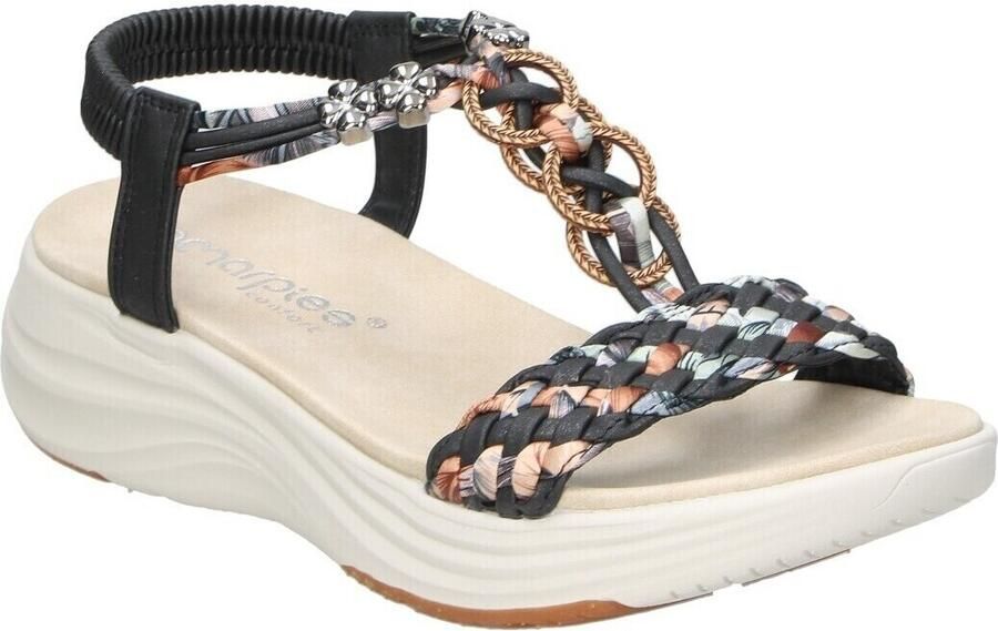 Amarpies Sandalen met sleehak 115807