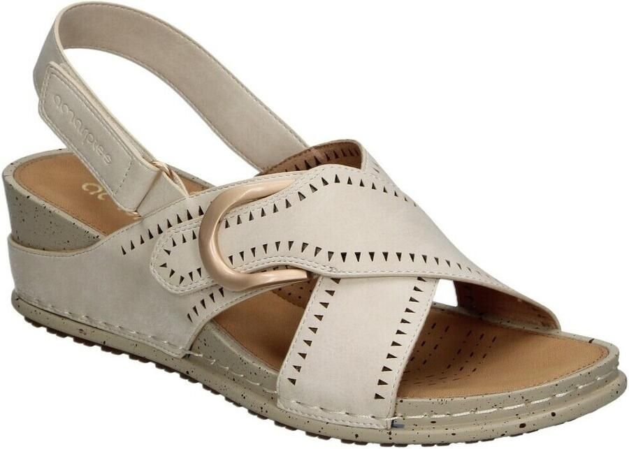 Amarpies Sandalen met sleehak 115821
