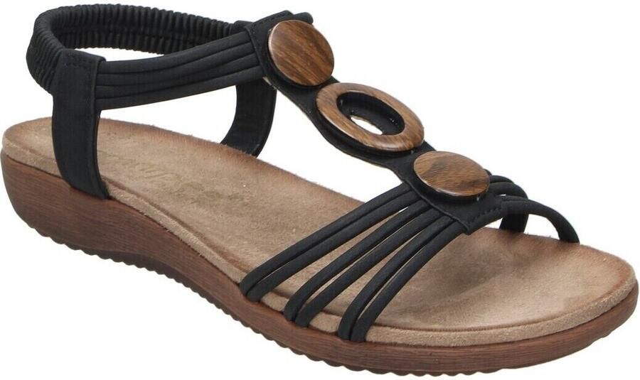 Amarpies Sandalen met sleehak 115830
